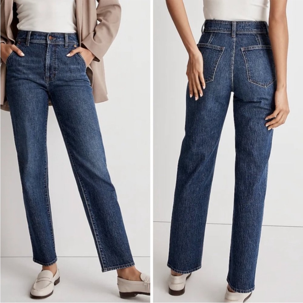 MADEWELL The Perfect Vintage Straight Jean Stanhill Wash 27/28 like new